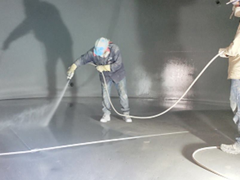 sand-blasting